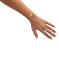 Armband ‘Herzchen’ (weiß/gold) 3