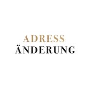 Adressänderung weiß