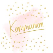 Kommunion rosa Aquarell