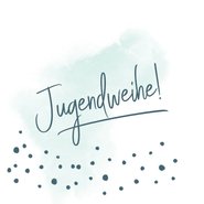 Jugendweihe grünes Aquarell