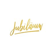 Jubiläum weiß-gold