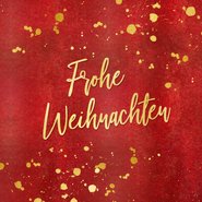 Frohe Weihnachten rot