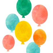 Bunte Luftballons