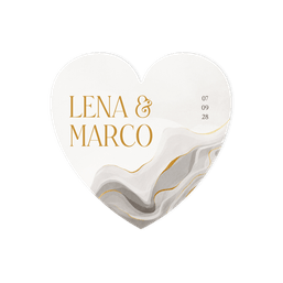 Elegante Hochzeitskarte