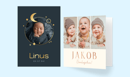 Geburtskarte für Mädchen