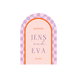 Moderne Hochzeitskarte