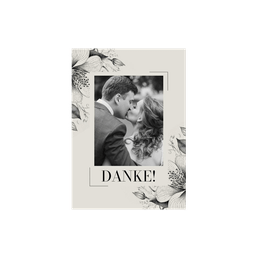 Vintage Hochzeitskarte