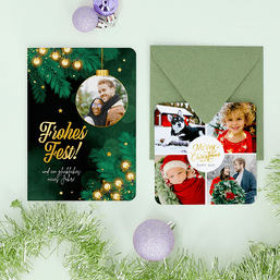 Weihnachtskarten mit Foto