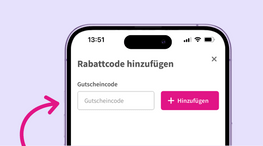 gutscheincode eingeben