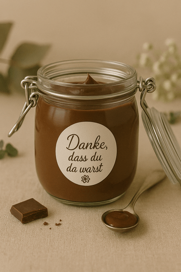 Gastgeschenk Kommunion Nutella