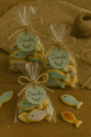 Gastgeschenk Kommunion Fischkekse
