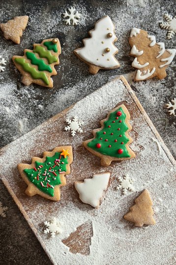 Weihnachtsbaum Plätzchen