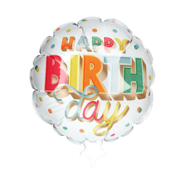 Luftballon Happy Birthday