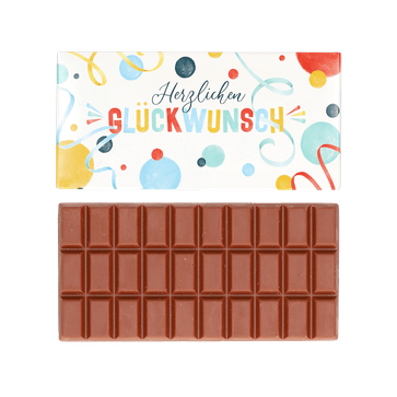 Schokolade ‘Herzlichen Glückwunsch’