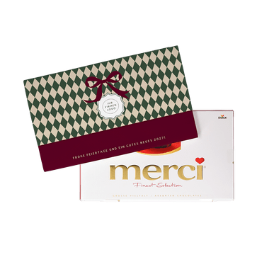 Weihnachts-Merci mit Logo (400g)