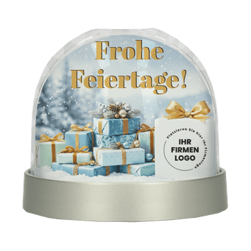 Schneekugel mit Logo