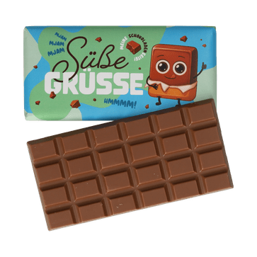 Schokolade 'Süße Grüße'