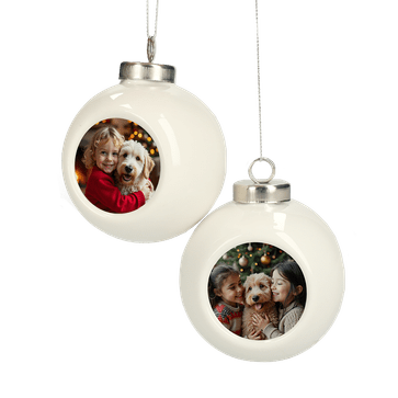 Personalisierte Weihnachtskugeln