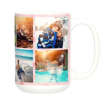 XXL-Tasse mit Foto und Text