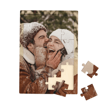 Holzpuzzle (Hochformat, 24 Teile)