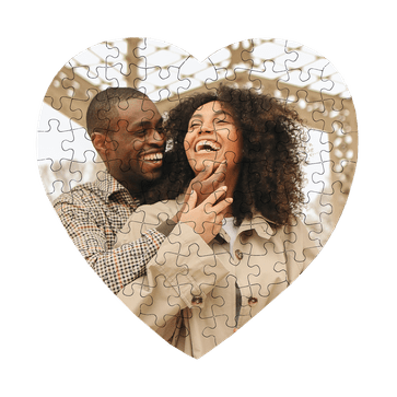Puzzle Valentinstag (Herzform)