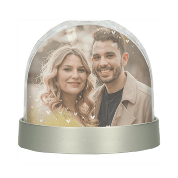 Schneekugel Valentinstag