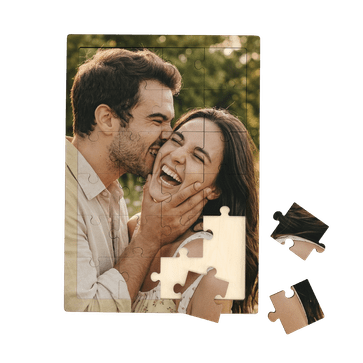 Holzpuzzle (Hochformat, 24 Teile)