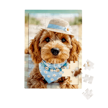 Holzpuzzle (Hochformat, 54 Teile)