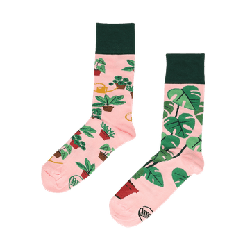 Damensocken Pflanzenmotiv (39-42)