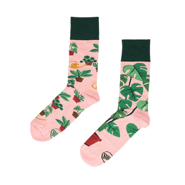 Damensocken Pflanzenmotiv (39-42)