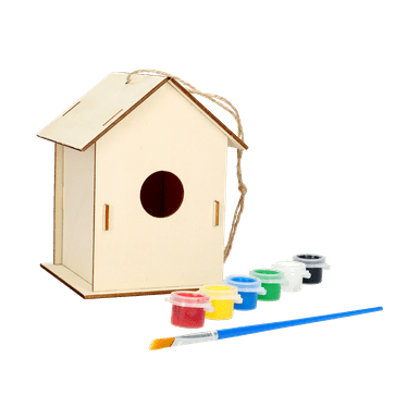 Vogelhaus zum Bemalen