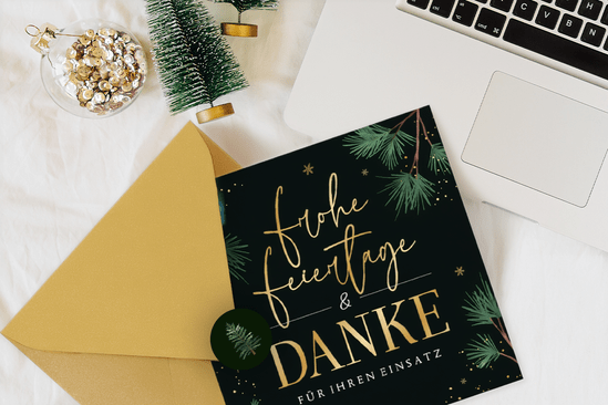 Geschäftlicher Weihnachtsbrief