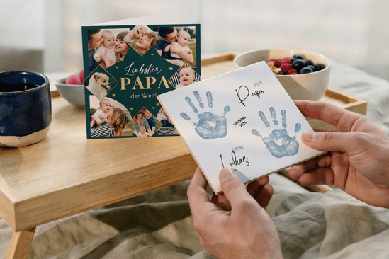 Fotofliese als persönliches Geschenk zum Vatertag