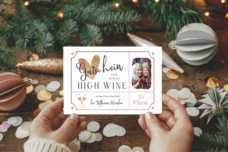 Weihnachtsgutschein High Wine