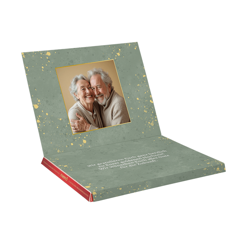 Personalisierte Merci Schokolade 250g