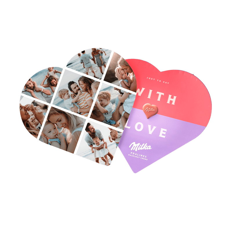 Personalisiertes Milka-Schokoladenherz