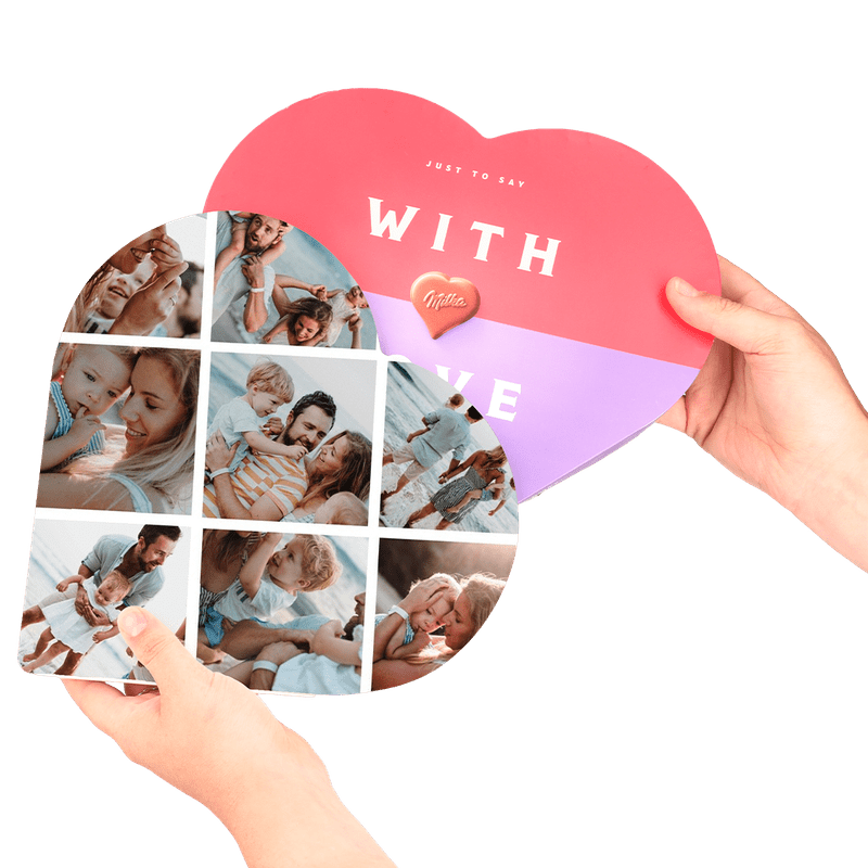 Personalisiertes Milka-Schokoladenherz