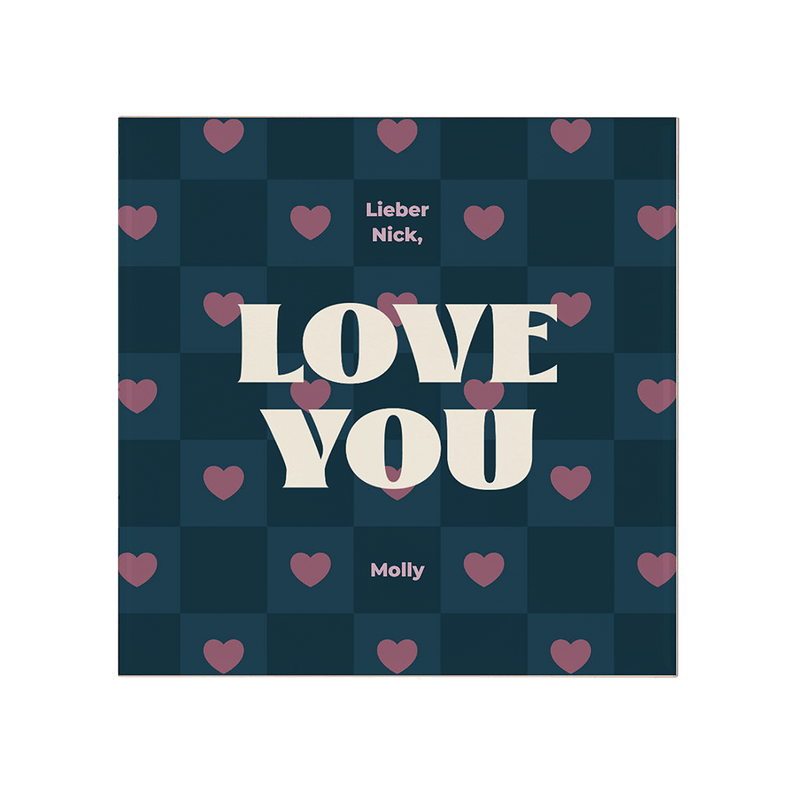 Fotofliese Valentinstag