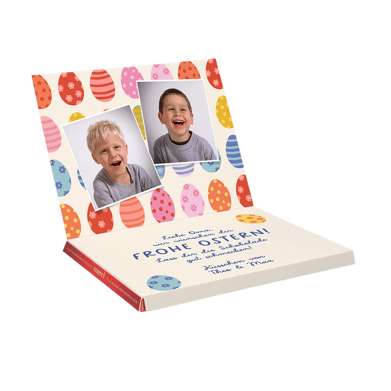 Personalisierte Merci Ostern 250g