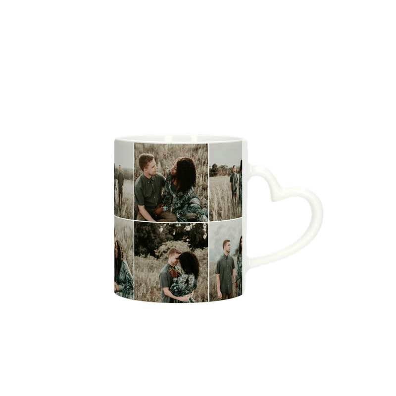 Tasse mit herzförmigem Henkel