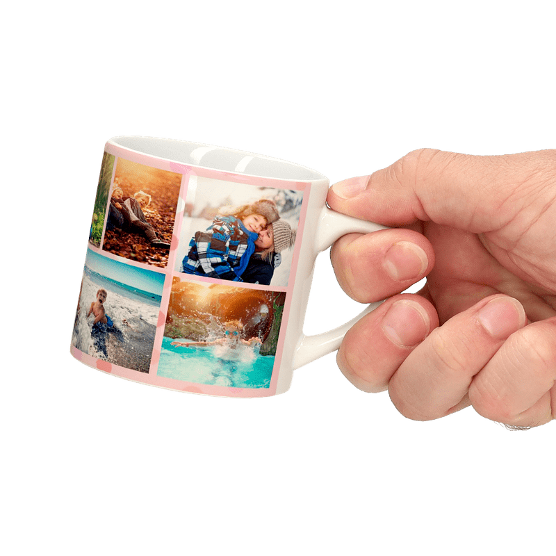 Kaffeetasse mit Fotos