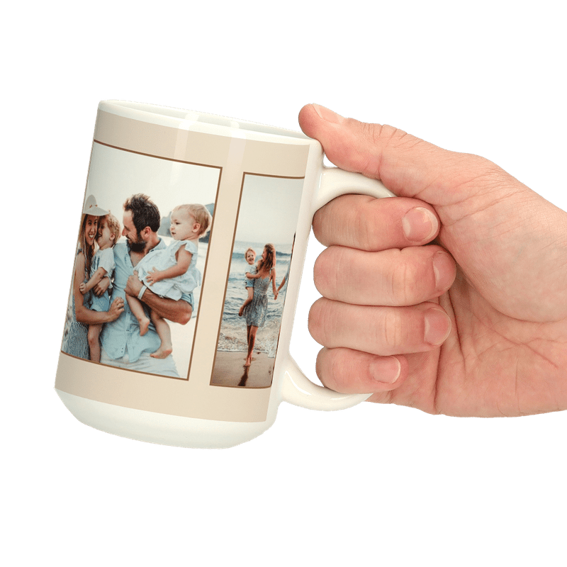 XXL-Tasse mit Foto und Text
