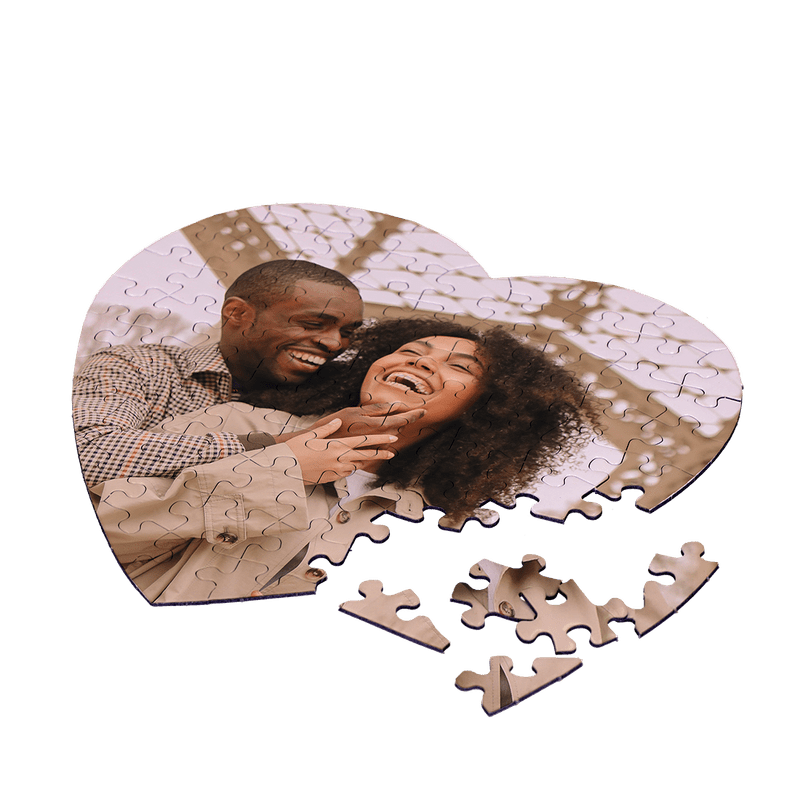 Puzzle Valentinstag (Herzform)