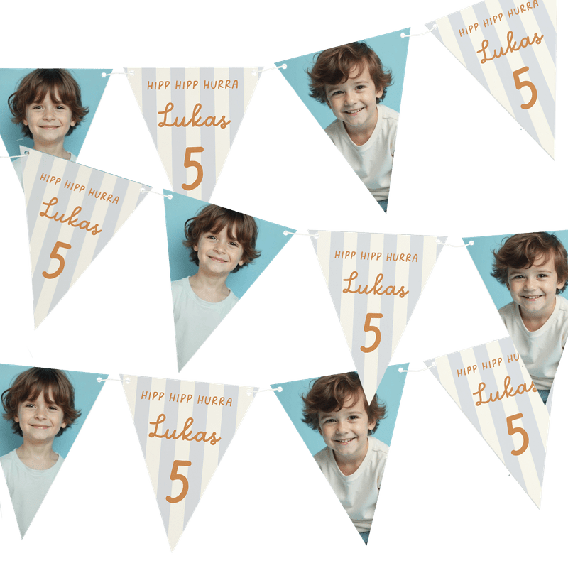 Personalisierte Wimpelketten