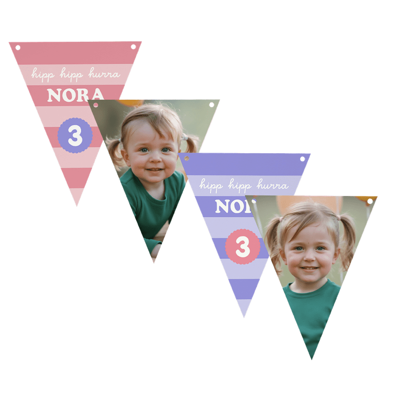 Personalisierte Wimpelketten