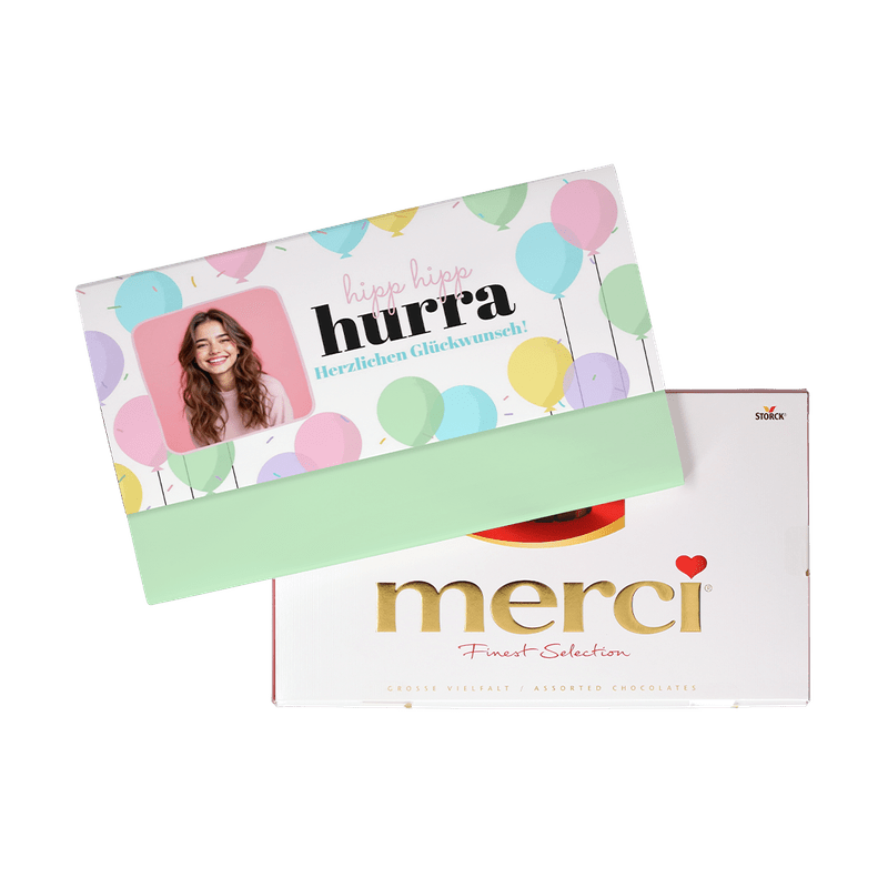 Personalisierte Merci Schokolade 400g