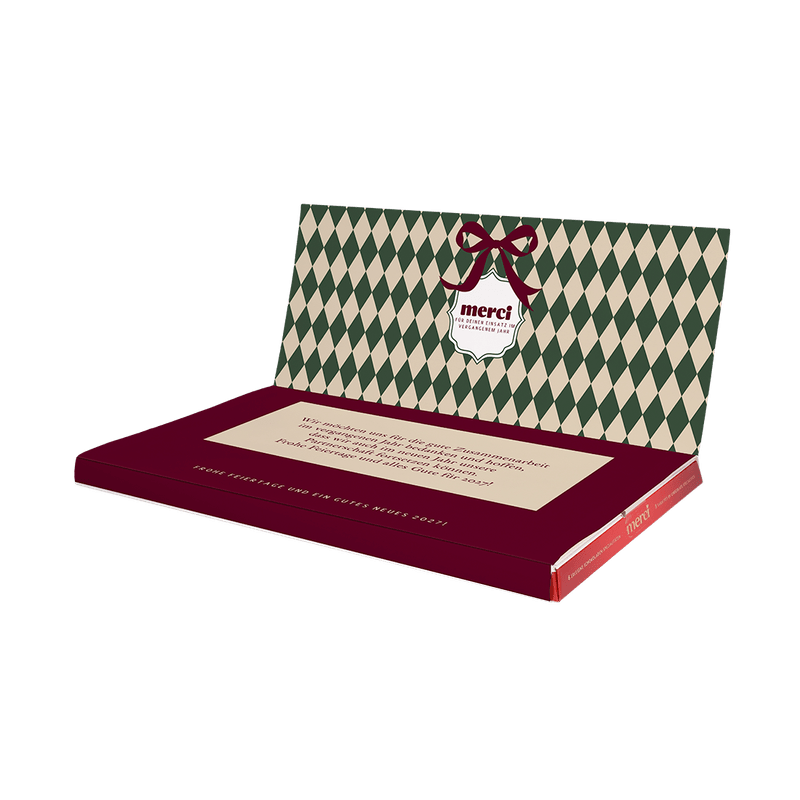 Weihnachts-Merci mit Logo (400g)
