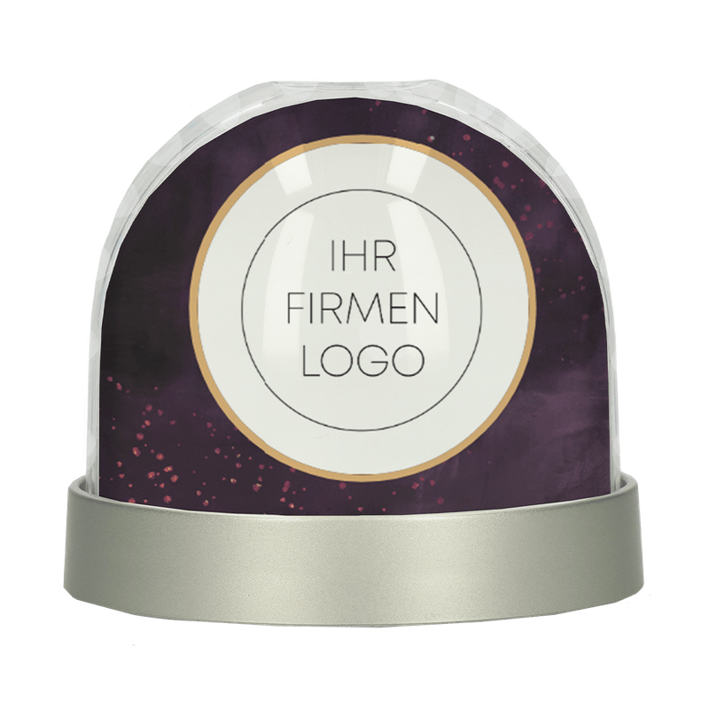 Schneekugel mit Logo