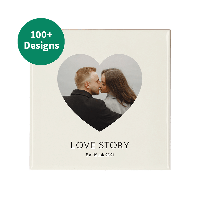 Fotofliese Valentinstag