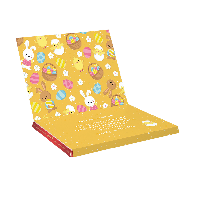 Personalisierte Merci Ostern 250g